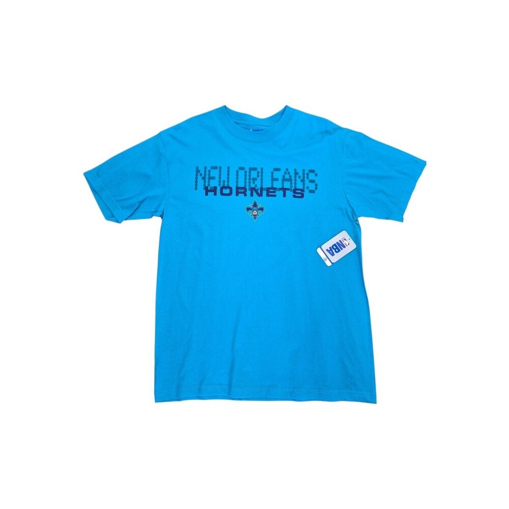 NBA New Orleans Hornets Basketball Teal T-shirt Mens Large